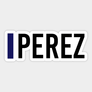 Sergio Perez Driver Name - 2022 Season #2 Sticker